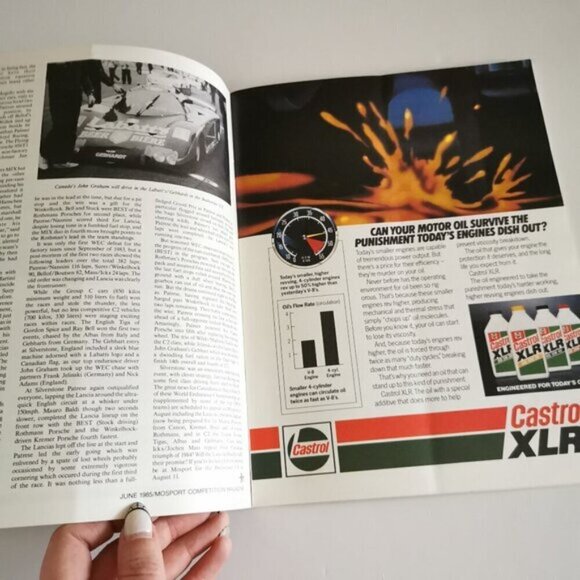 1985 Canadian Mosport Souvenir Competition Magazine Budweiser Can-Am Racing - Picture 8 of 10